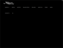 Tablet Screenshot of melanconguitars.com